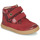 Schuhe Mädchen Boots Kickers TACKEASY Bordeaux / Leopard