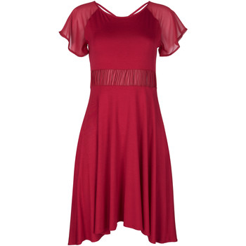 Kleidung Damen Kleider Lisca Sommerkleid mit kurzen Ärmeln Isola Rossa Rot