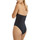Kleidung Damen Badeanzug Lisca Einteiliger vorgeformter Verstellbare Träger-Badeanzug Isola Schwarz