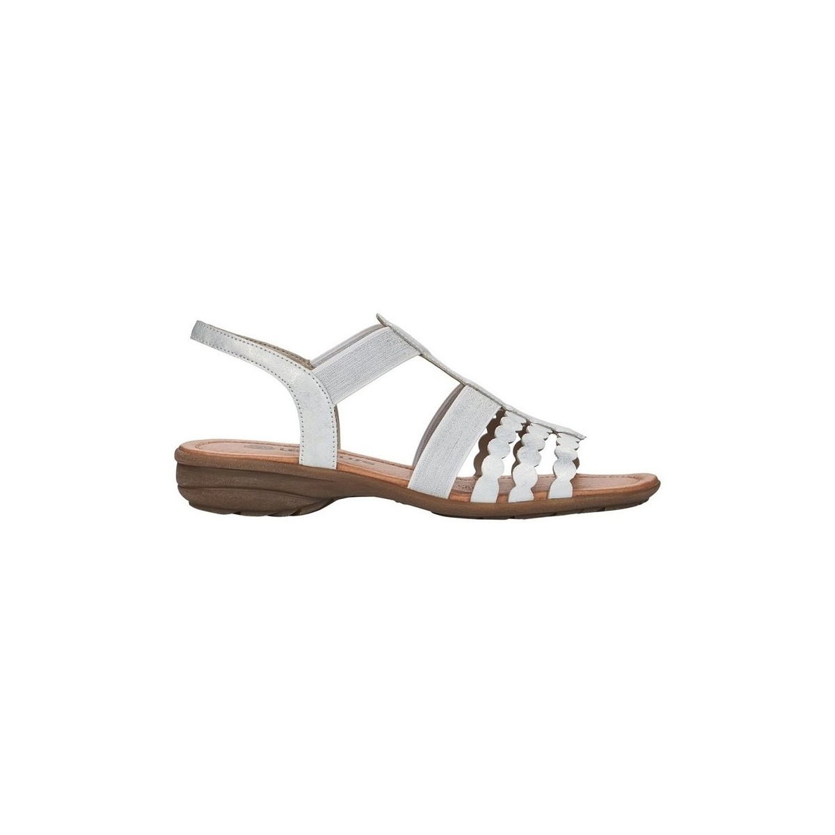 Schuhe Damen Sandalen / Sandaletten Remonte R3665 Silbern
