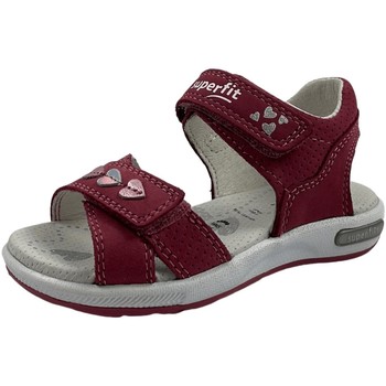 Schuhe Mädchen Sandalen / Sandaletten Superfit Schuhe Sandale Leder \ EMILY 1-006132-5510 Rot