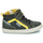 Schuhe Jungen Sneaker High Geox B GISLI BOY Kaki / Gelb