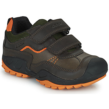 Schuhe Jungen Sneaker Low Geox J NEW SAVAGE BOY Braun / Orange