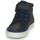 Schuhe Jungen Sneaker High Geox J GISLI BOY Schwarz / Blau