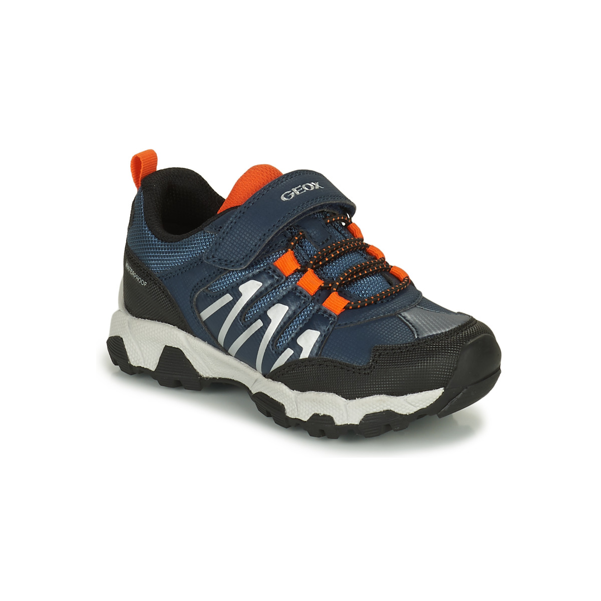 Schuhe Jungen Sneaker Low Geox J MAGNETAR BOY B ABX Blau / Orange