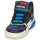 Schuhe Jungen Sneaker High Geox J GRAYJAY BOY B Blau / Rot