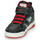 Schuhe Jungen Sneaker High Geox J PERTH BOY C Schwarz / Rot