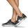 Schuhe Damen Sneaker Low Philippe Model PARISX LOW WOMAN Schwarz / Glitterfarbe / Leopard
