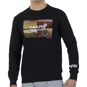 Kleidung Herren Sweatshirts Nasa MARS09S-BLACK Schwarz