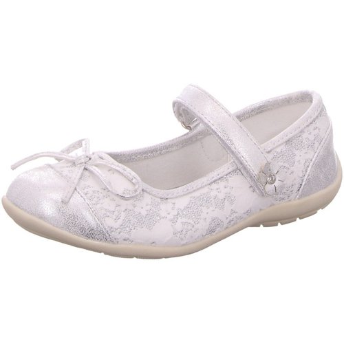 Schuhe Mädchen Babyschuhe Brütting Spangenschuhe Ballarina Arabella V 450069 Silbern