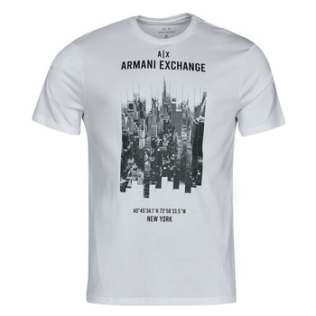 Kleidung Herren T-Shirts Armani Exchange 6LZTFG-ZJBVZ Weiss