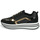Schuhe Damen Sneaker Low Geox D KENCY B Schwarz / Gold