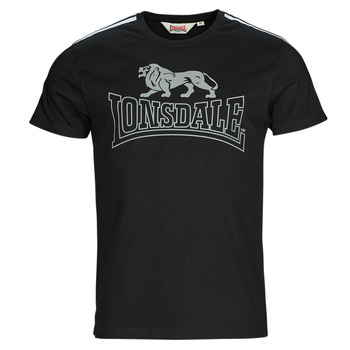 Kleidung Herren T-Shirts Lonsdale PERSHILL Schwarz