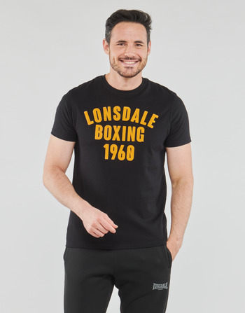 Kleidung Herren T-Shirts Lonsdale PITSLIGO Schwarz