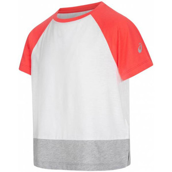 Kleidung Mädchen T-Shirts Asics 2034A090-100 Weiss