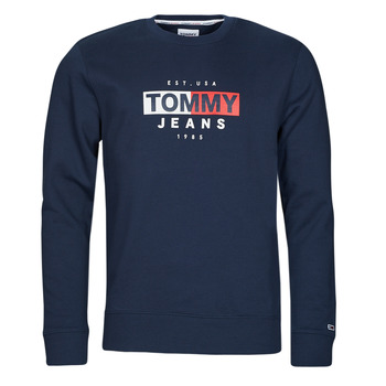 Kleidung Herren Sweatshirts Tommy Jeans TJM ENTRY FLAG CREW Marine