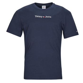 Kleidung Herren T-Shirts Tommy Jeans TJM CLASSIC LINEAR LOGO TEE Marine