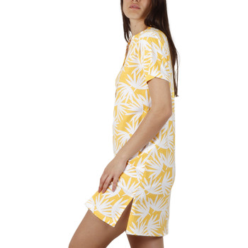 Admas Strandkleid mit kurzen Ärmeln Palm Spring Gelb