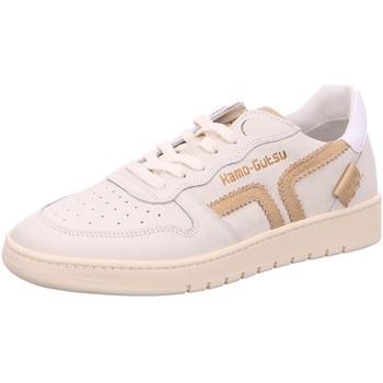 Schuhe Damen Sneaker Kamo-Gutsu CAMPA 010 Bianco/ Oro weiß