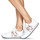 Schuhe Damen Sneaker Low Armani Exchange XV592-XDX070 Weiss / Rosa / Gold
