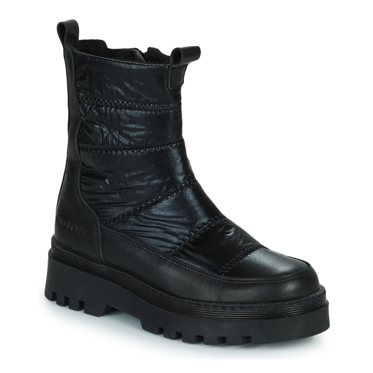 Schuhe Mädchen Boots Bullboxer ALJ505E6L Schwarz