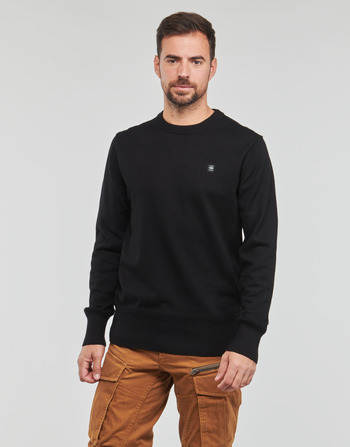 Kleidung Herren Pullover G-Star Raw Premium core r knit Schwarz
