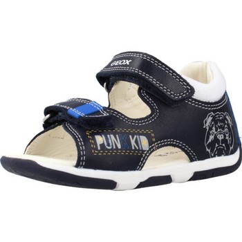 Schuhe Jungen Sandalen / Sandaletten Geox B SANDAL TAPUZ BOY C Blau