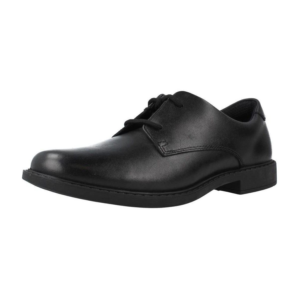 Schuhe Jungen Derby-Schuhe & Richelieu Clarks SCALA LOOP K Schwarz