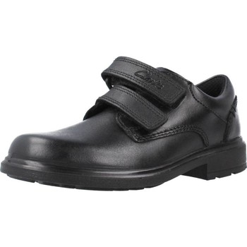 Schuhe Jungen Derby-Schuhe & Richelieu Clarks REMI PACE T Schwarz