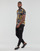 Kleidung Herren T-Shirts Versace Jeans Couture 73GAH6S0-G89 Schwarz / Weiss / Gelb