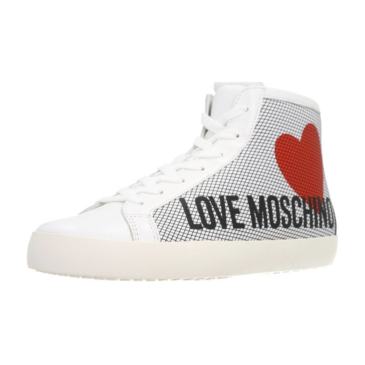 Schuhe Damen Sneaker Love Moschino SNEAKERD.CASSE25 Weiss