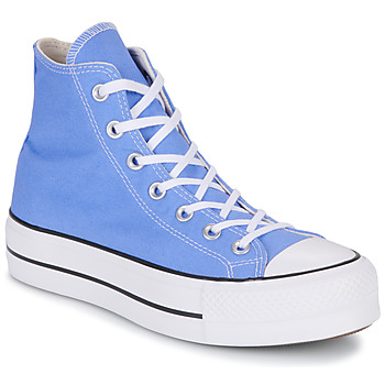 Schuhe Damen Sneaker High Converse Chuck Taylor All Star Lift Canvas Seasonal Color Blau