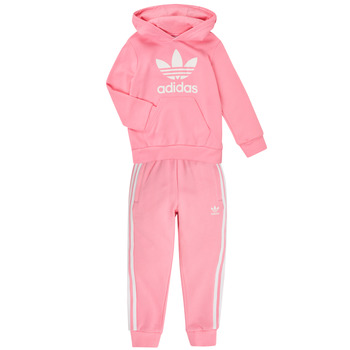 Kleidung Mädchen Jogginganzüge adidas Originals HOODIE SET Rosa