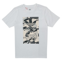 Kleidung Jungen T-Shirts adidas Originals HK0279 Weiss