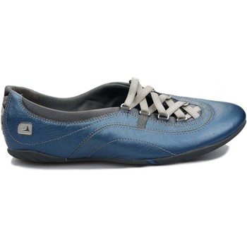 Schuhe Damen Sneaker Clarks Idyllic Slip Blau