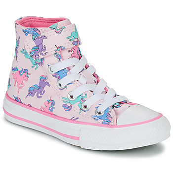 Schuhe Mädchen Sneaker High Converse Chuck Taylor All Star 1V Unicorns Hi Rosa / Multicolor