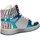 Schuhe Damen Sneaker Low Shop Art BASKET HAILEY Sneaker Frau Multic/Blue Blau