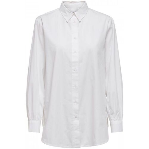 Kleidung Damen Hemden Only 15227677 NORA-WHITE Weiss