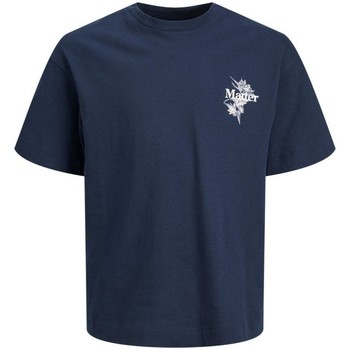 Kleidung Jungen T-Shirts & Poloshirts Jack & Jones 12206311 FLOWS-NAVY BLAZER Blau