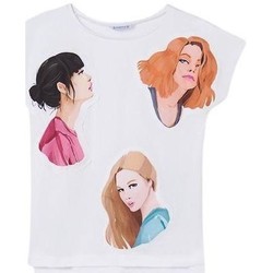 Kleidung Mädchen T-Shirts & Poloshirts Mayoral  Weiss