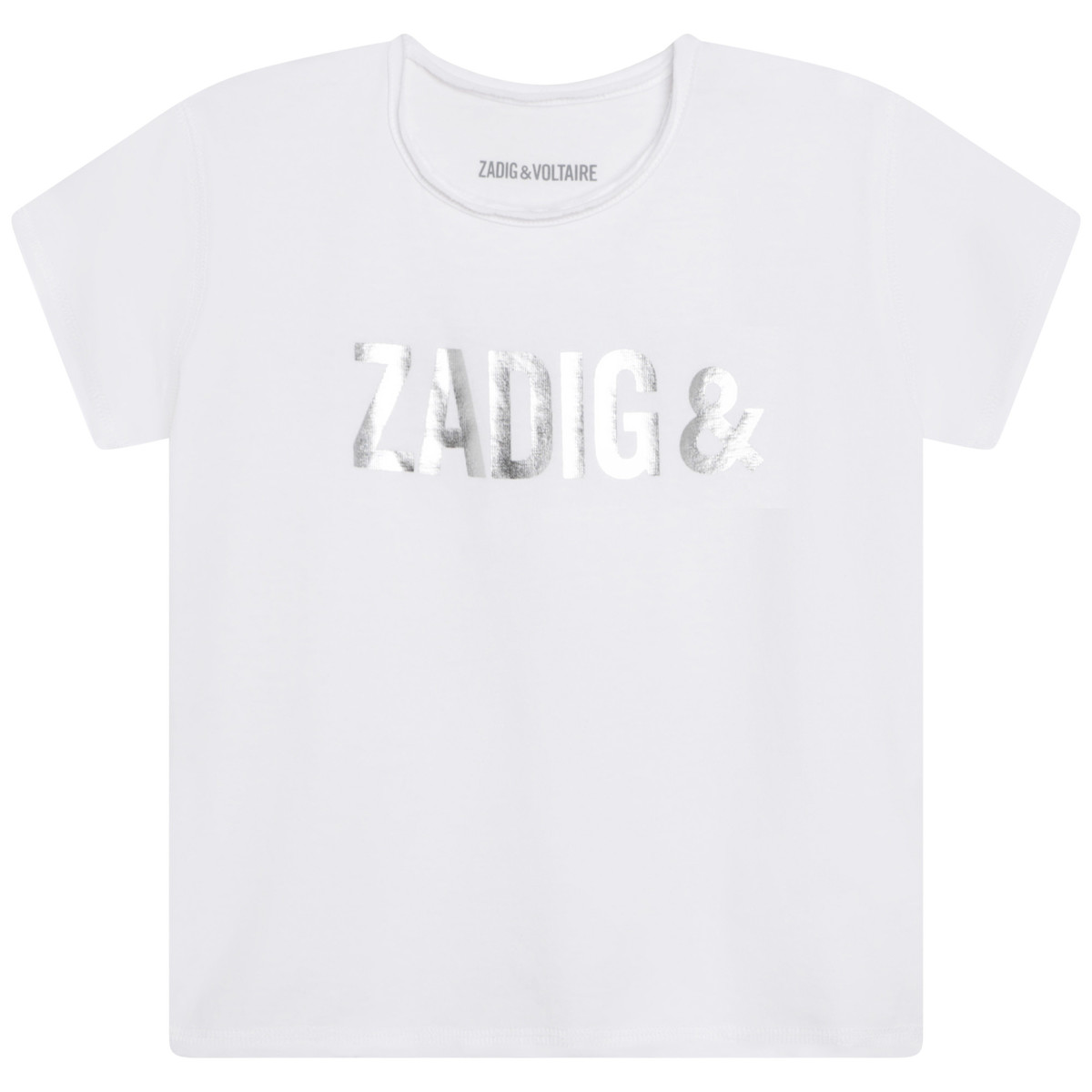 Kleidung Mädchen T-Shirts Zadig & Voltaire X15370-10B Weiss