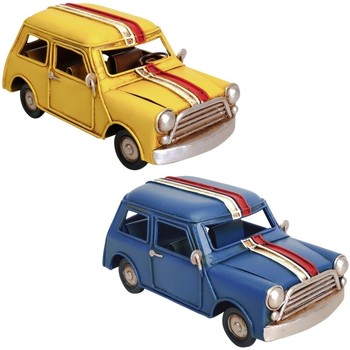 Home Statuetten und Figuren Signes Grimalt Auto Mini Cooper 2 Einheiten Gelb