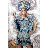 Home Gemälde / Leinwände Signes Grimalt Afrikanisches Bild Blau