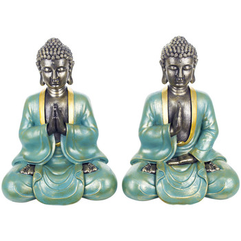 Home Statuetten und Figuren Signes Grimalt Buddha-Faser, Die 2 Einheiten Meditieren Blau