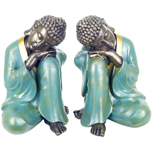Home Statuetten und Figuren Signes Grimalt Figur Buda 2 Einheiten Blau