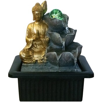 Signes Grimalt Buddha-Brunnen Mit Licht Gold