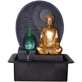 Home Statuetten und Figuren Signes Grimalt Buddha-Brunnen Mit Licht Gold