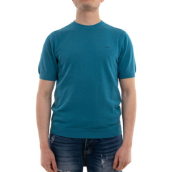 Kleidung Herren T-Shirts Sun68 K32122 Blau
