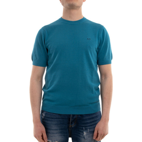 Kleidung Herren T-Shirts & Poloshirts Sun68 K32122 Blau