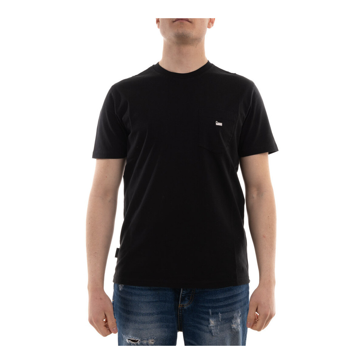 Kleidung Herren T-Shirts & Poloshirts Woolrich WOTE0060MR Schwarz